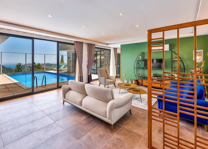 İslamlar 2 Bedroom Secluded With Private Pool Hot Tub 빌라 칼칸