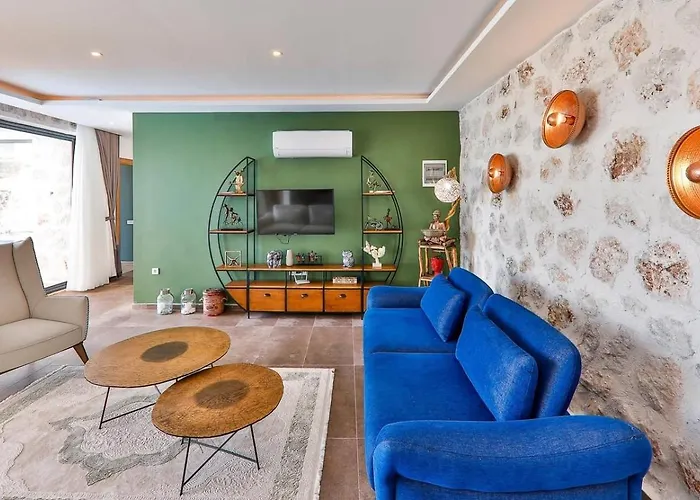 빌라 İslamlar 2 Bedroom Secluded With Private Pool Hot Tub 칼칸